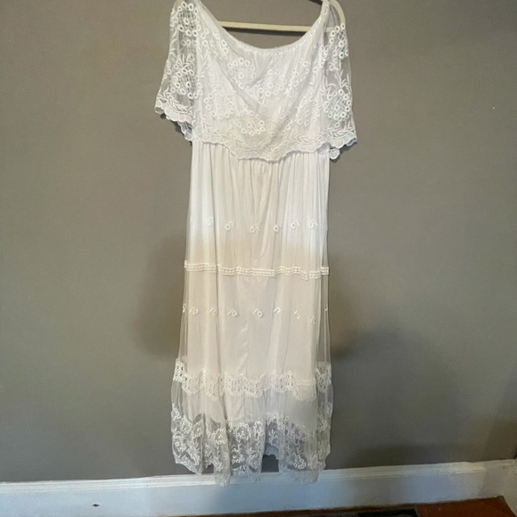 Wedding dress, maternity photo shoot dress XXL - Picture 4 of 5